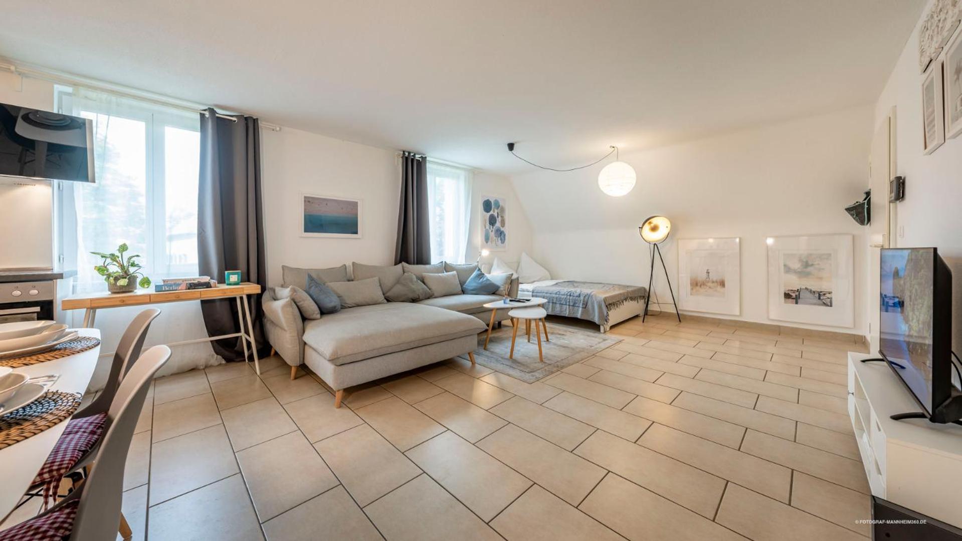 MeerDesign 75qm helle 3 Zi. direkt in der Altstadt Ladenburg Buitenkant foto