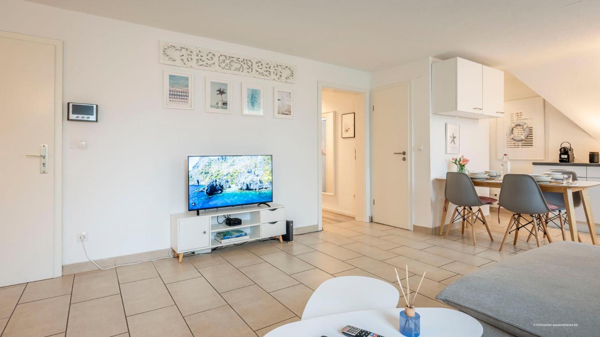 MeerDesign 75qm helle 3 Zi. direkt in der Altstadt Ladenburg Buitenkant foto